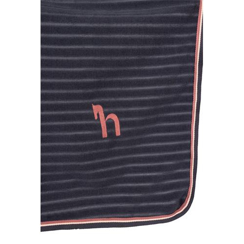 Bederní fleecová deka Horze Sophistication, modrá - vel. 145 Deka Horze Sophistication, ink. modrá, 145 cm