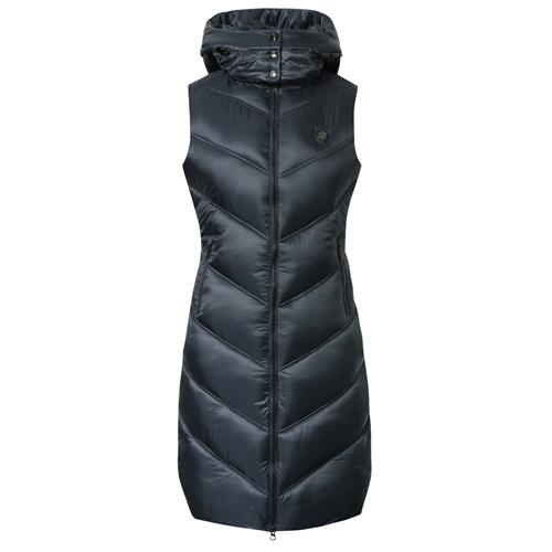 Dámská dlouhá vesta Covalliero 2024/25, modrá - vel. M Vesta Covalliero 2024, tmavě modrá, M