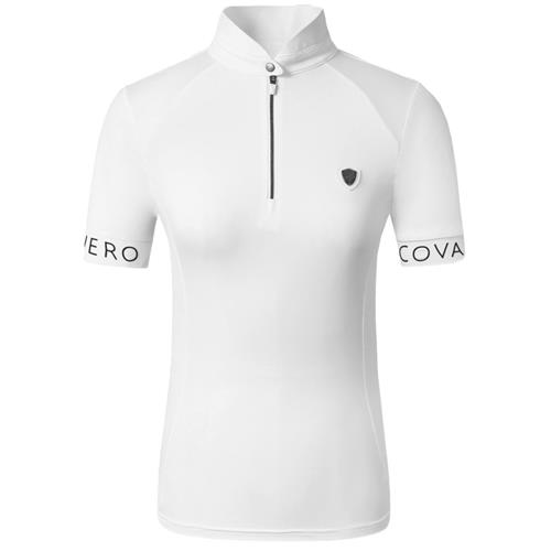 Dámské závodní triko Covalliero S/S 2025, bílé - vel. XL Triko závodní Covalliero SS 2025, bílé, XL