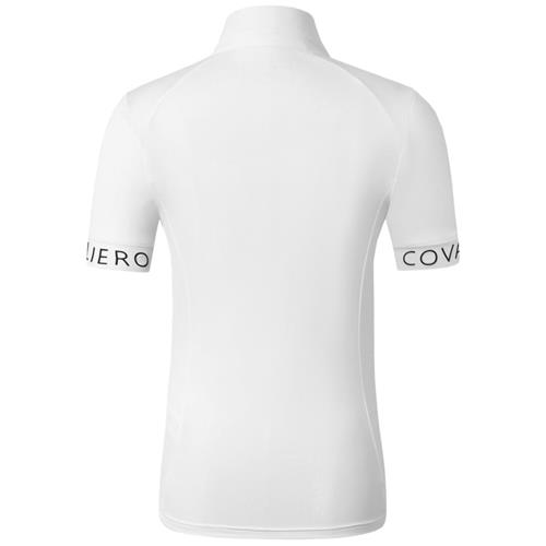 Dámské závodní triko Covalliero S/S 2025, bílé - vel. XL Triko závodní Covalliero SS 2025, bílé, XL