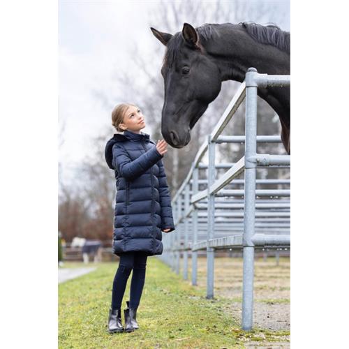 Dětský kabát Covalliero AW 2025/26, modrý - vel. 164/170 Kabát dětský Covalliero AW 25/26, modrý, vel. 164/170