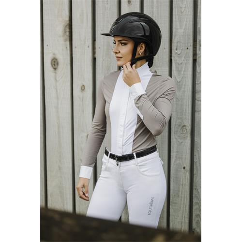 Dámská závodní košile Equithéme S/S 2025 Julie, krémová - vel. M Košile závodní Equithéme Julie SS 2025, taupe, vel. M