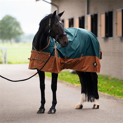 Nepromokavá deka IRH Customized, s fleecem, zelená - vel. 115/165 cm Deka s fleecem IRH Customized, tm. zelená, 115/165