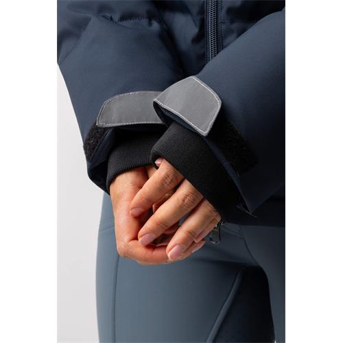 Zimní dámská bunda Horze Dina AW 25/26, modrá - vel. 40 Bunda zimní dámská Horze AW 25/26 Dina, modrá, vel. 40