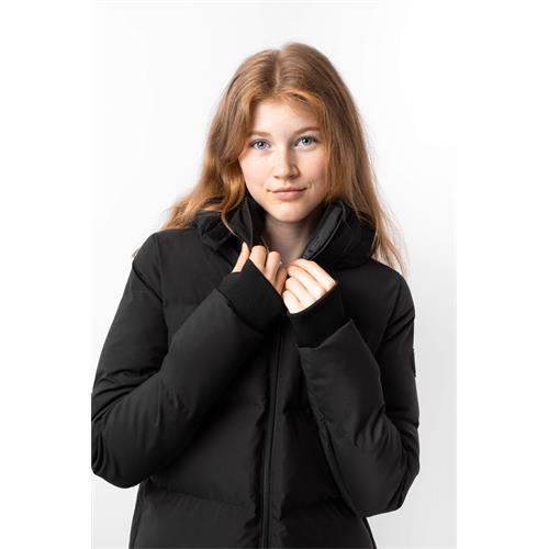 Dětský zimní kabát Horze Paloma AW 25/26, černý - vel. 158/164 Kabát dětský Horze AW 25/26 Paloma, černý, vel. 158/164 XX