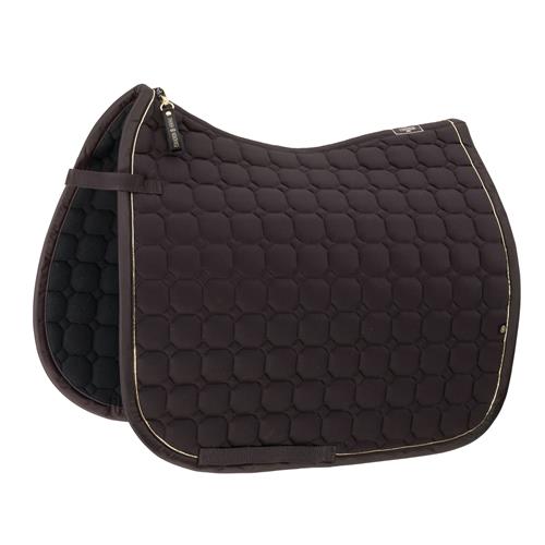 Drezurní podsedlová dečka Eskadron Cotton Heritage AW 25/26, tmavě hnědá, DR Drezurní podsedlová dečka Eskadron Cotton Heritage AW 25/26, tmavě hnědá, DR