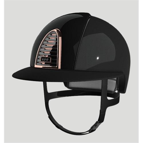 Jezdecká přilba KEP Cromo 2.0 Shine Nero Swarovski Polo, černá, M Jezdecká přilba KEP Cromo 2.0 Shine Nero Swarovski Polo, černá, M