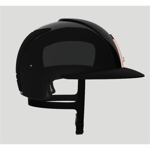 Jezdecká přilba KEP Cromo 2.0 Shine Nero Swarovski Polo, černá, M Jezdecká přilba KEP Cromo 2.0 Shine Nero Swarovski Polo, černá, M