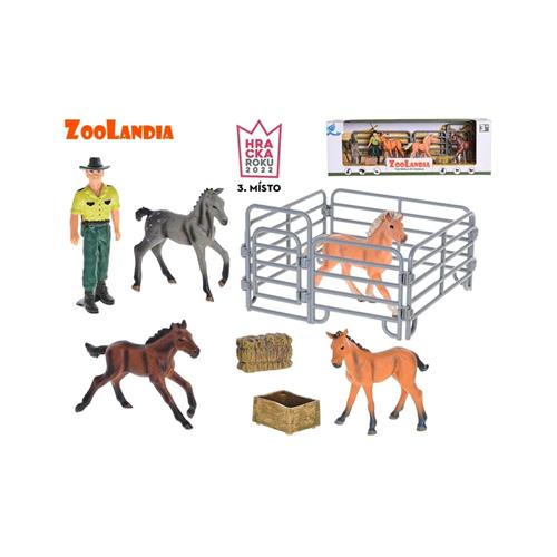 Farmář s hříbaty a doplňky Zoolandia Farmář s hříbaty a doplňky Zoolandia