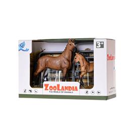 Kůň s hříbětem a doplňky Zoolandia