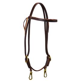 Uzdečka western Paul Taylor olejovaná, s karabinou