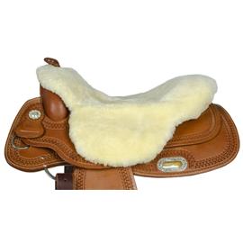 Beránek Merino na westernové sedlo Pool's, krémový