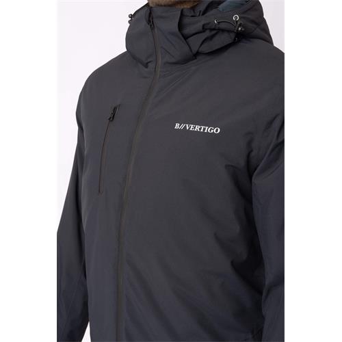 Pánská parka B Vertigo Milo, antracitová - vel. 54 Parka pánská B Vertigo Milo, antracitová, vel. 54
