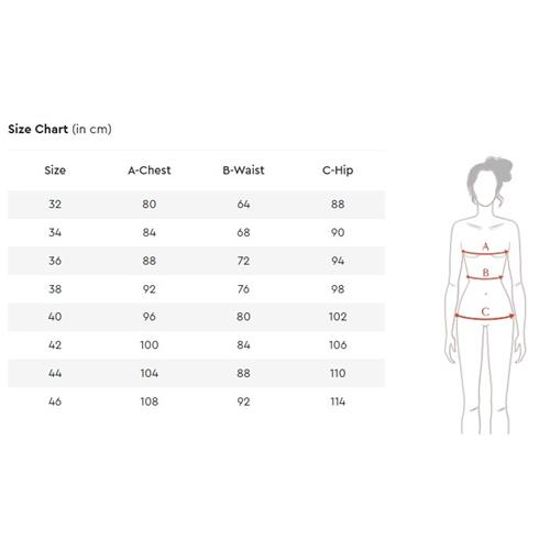 Nepromokavá pláštěnka Horze Reflective - vel. 34 Tabulka velikostí