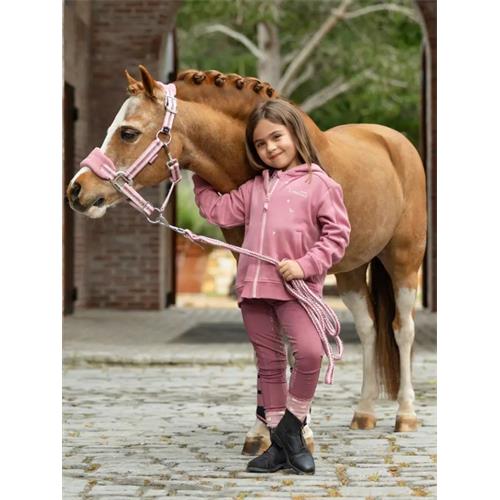 Dětská mikina LeMieux Mini Charlie, růžová - vel. 3-4 let Mikina dětská LeMieux Mini Charlie, růžová, vel. 3-4 let