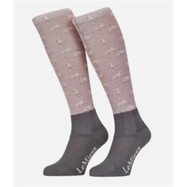 Dětské jezdecké podkolenky Junior LeMieux Lemon, růžové, vel. 31-36