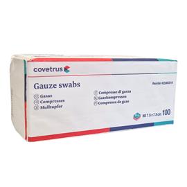 Gáza kompresní, 7,5x7,5 cm, nesterilní 12 vrst., 100ks