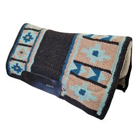 Westernová deka Burioni Showpad s vlnou, petrolejová