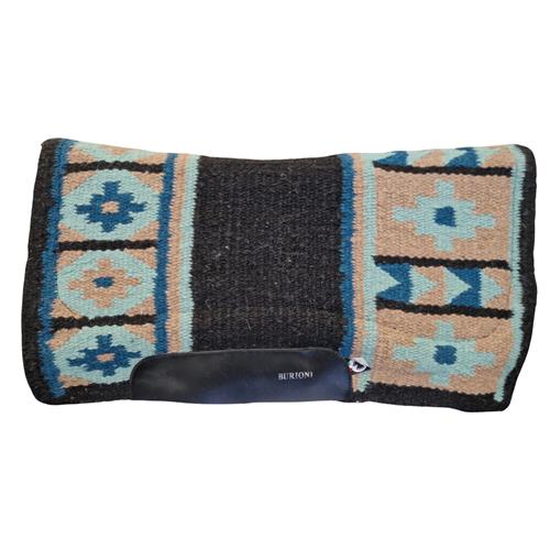Westernová deka Burioni Showpad s vlnou, petrolejová Westernová deka Burioni Showpad s vlnou, petrolejová
