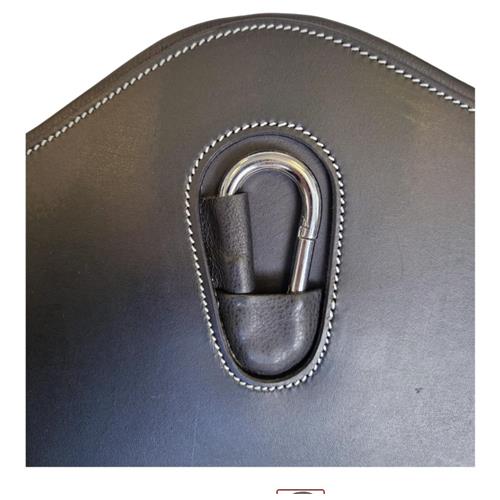 Protiokopávací podbřišník QHP Luxury, černý - vel. 120 cm Podbřišník protiokopávací QHP Luxury, černý, vel. 120 cm