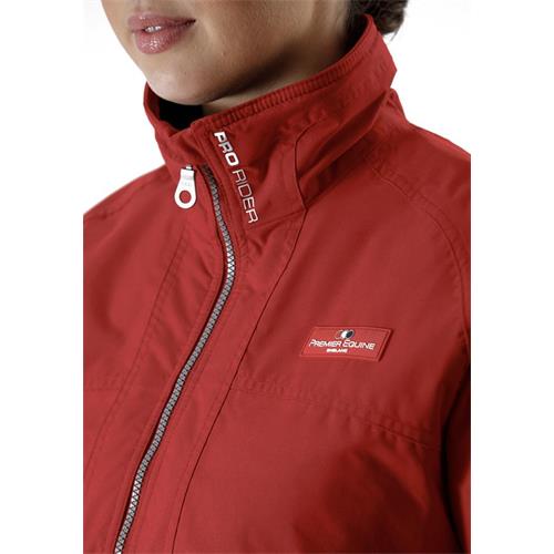 Nepromokavá bunda Premier Equine Pro Rider UNI, červená - vel. L Bunda Premier Pro Rider UNI, červená, vel. L