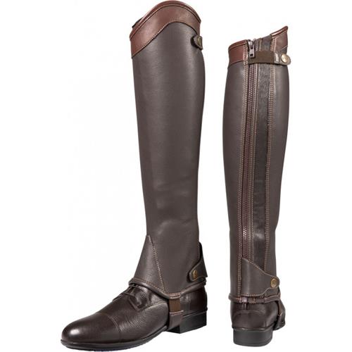 Kožené minichapsy Equi-Theme Elite, hnědé - krátké, vel. XS Minichaps kož. Equith. Elite, hnědé krátké, vel. XS