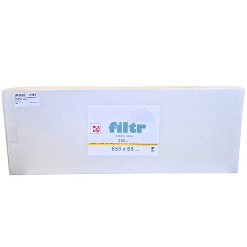 Filtr mléčný rukáv NANA 655 x 65 mm, 60 gm2, 250 ks Filtr mléčný rukáv NANA 655 x 65 mm, 60 gm2, 250 ks