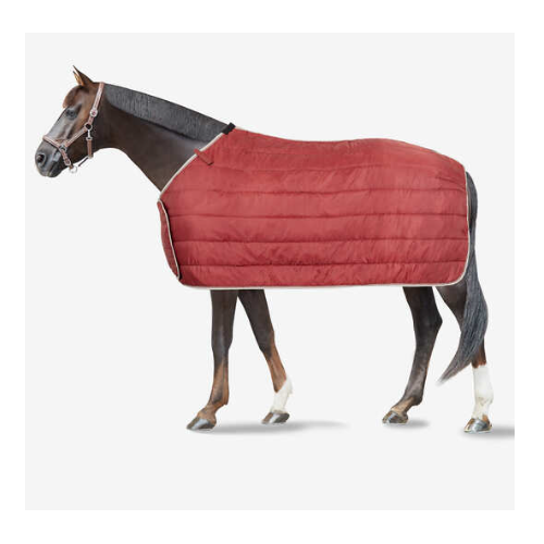 Nepromokavá deka Horze Sudbury  2v1, 50+100g, červená - vel. 155 cm Deka neprom. Horze, 2in1, 50+100gr, červená, 155cm