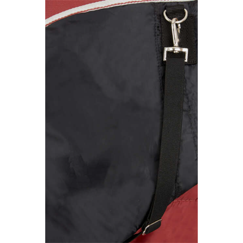 Nepromokavá deka Horze Sudbury  2v1, 50+100g, červená - vel. 155 cm Deka neprom. Horze, 2in1, 50+100gr, červená, 155cm