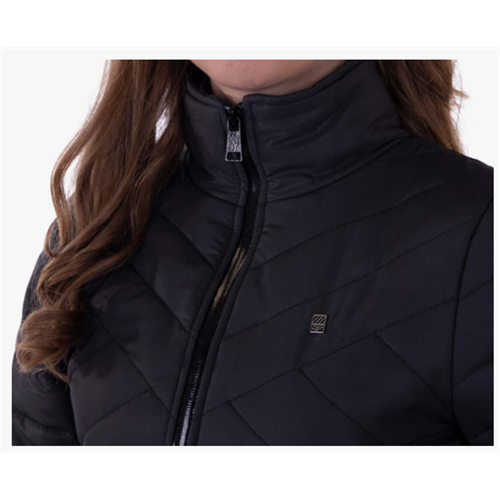 Jezdecká zimní bunda QHP Arline, antracitová - vel. 44 Bunda dámská QHP Arline, antracit, 44