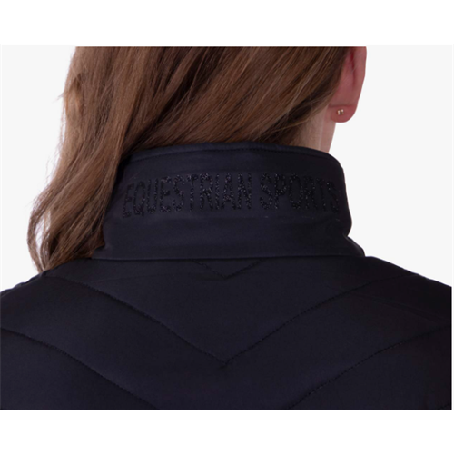 Jezdecká zimní bunda QHP Arline, antracitová - vel. 44 Bunda dámská QHP Arline, antracit, 44