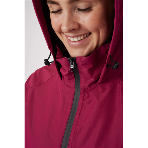 Bunda - pláštěnka Horze Stella, malinová - vel. 42 Bunda-pláštěnka Horze Stella, červená, 42