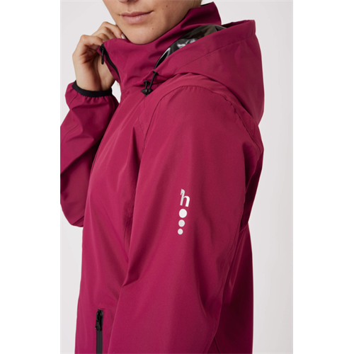 Bunda - pláštěnka Horze Stella, malinová - vel. 42 Bunda-pláštěnka Horze Stella, červená, 42