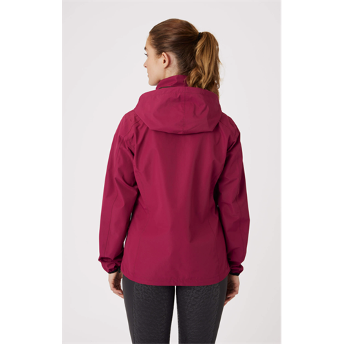 Bunda - pláštěnka Horze Stella, malinová - vel. 42 Bunda-pláštěnka Horze Stella, červená, 42