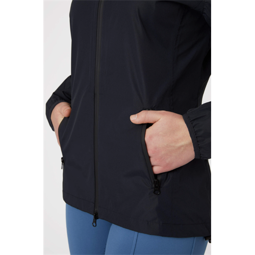 Dámská nepromokavá větrovka Horze Stella, modrá - vel. 34 Bunda dámská Horze Stella, modrá, 34