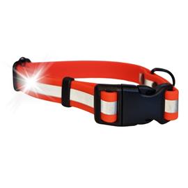 Reflexní obojek vinylový