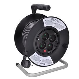 Prodlužovací kabel na bubnu Solight, 4 zásuvky, 25 m