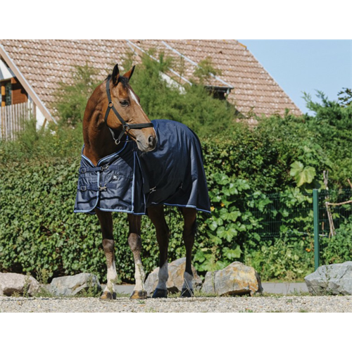 Nepromokavá deka Riding World Eco, 0 g, modrá - 145 cm Deka nepr. Riding World Eco, 0g,  modrá, 145 cm