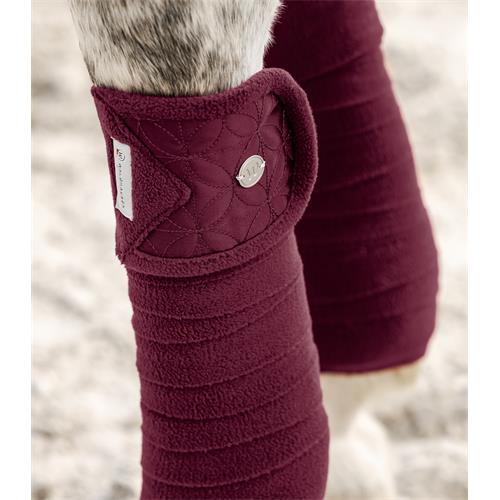 Fleecové bandáže Waldhausen Rom SS 25, vínové, 4ks Fleecové bandáže Waldhausen Rom SS 25, vínové, 4ks