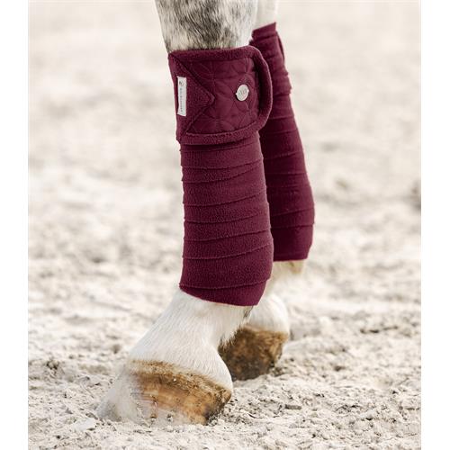 Fleecové bandáže Waldhausen Rom SS 25, vínové, 4ks Fleecové bandáže Waldhausen Rom SS 25, vínové, 4ks