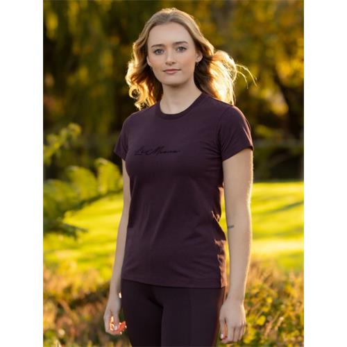 Dámské triko LeMieux Classic AW 25/26, vínové - vel. 36 Tričko LeMieux Classic AW25, vínové, vel. 36