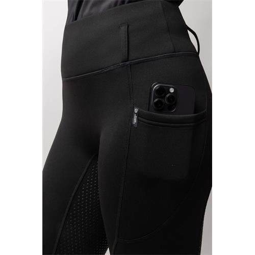 Dámské termolegíny Horze Greta AW 25/26, černé - vel. 34 Termolegíny dám. Horze AW 25/26 Greta, černé, vel. 34