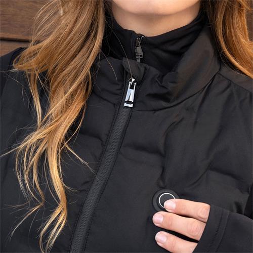 Dámská vyhřívaná vesta HVP Heat Performance A/W 25 s powerbankou, černá - vel. M Vesta vyhřívaná HVP Heat Performance, černá, vel. M