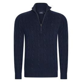 Pánský svetr s vlnou HVP Dan AW 25/26, tmavě modrý