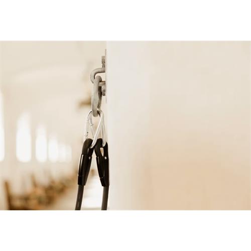 Silikonový vazák Kentucky s panik karabinou - 120 cm Silikonový vazák Kentucky s panik karabinou, 120 cm