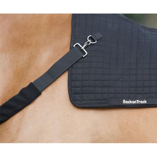 Hrudní popruh Back on Track k dece Warmer, černý Hrudní popruh Back on Track k dece Warmer, černý