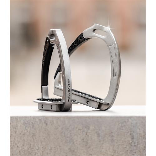 Bezpečnostní třmeny Waldhausen Pro, šedé, 11 cm Bezpečnostní třmeny Waldhausen Pro, šedé, 11 cm