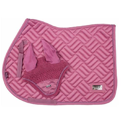 Podsedlová dečka + čabraka Kentaur Satén, VS - Růžová Set dečka + čabraka Kentaur Satén,růžová, VS