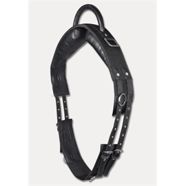 Lonžovací obřišník s madlem Elt, černý