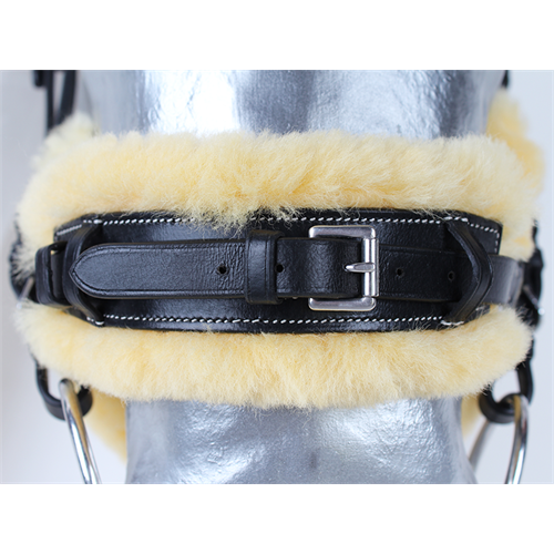 Anatomická uzdečka Kentaur s beránkem, černá - vel. Cob Uzdečka anat. Kentaur s beránkem, černá, Cob